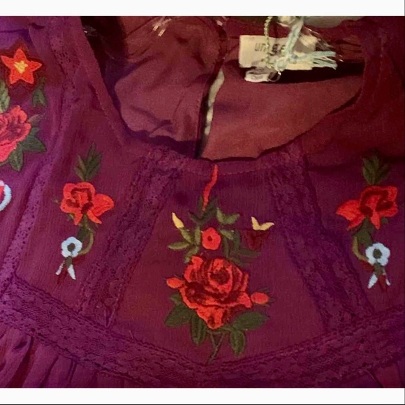 NWT | UMGEE Boho Embroidered Dress (S & L) - Picture 2 of 2
